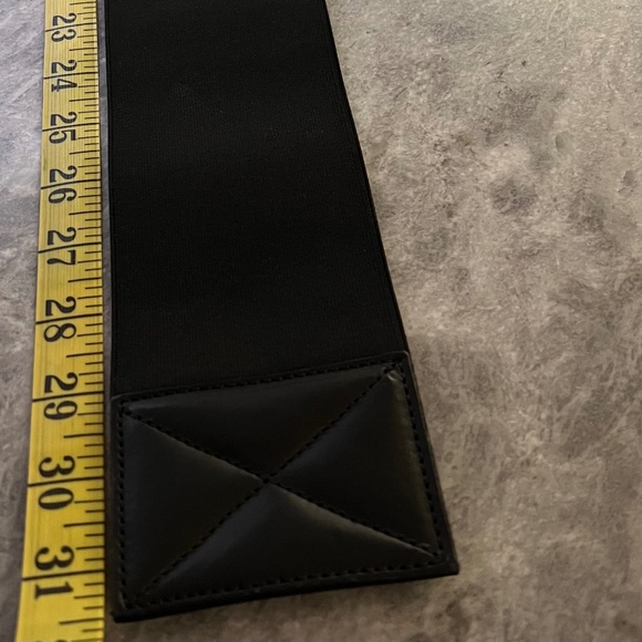 Raey Leather-panel elasticated waist belt - New w/o tags - Picture 5 of 5